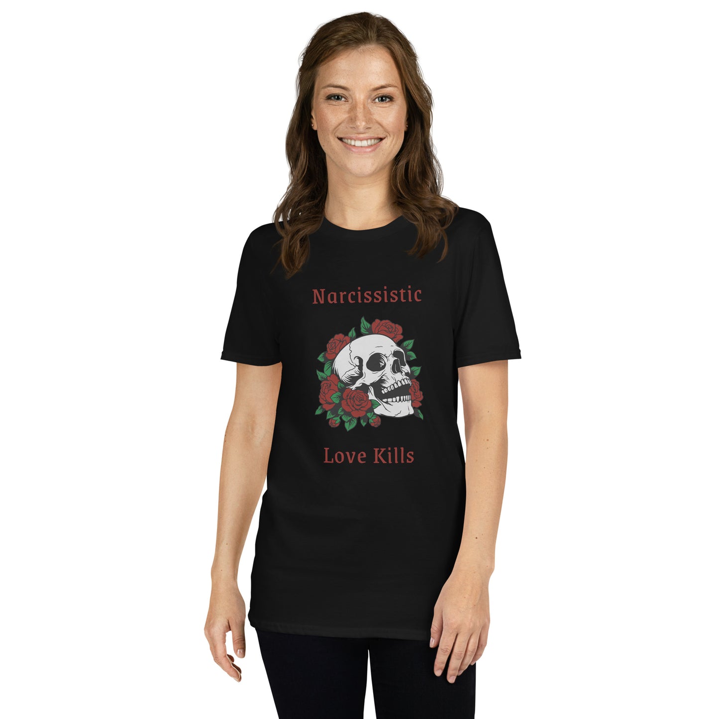 Narcissistic Abuse Awareness Graphic Tee Narcissistic Love Kills Unisex Tee by EraofInk
