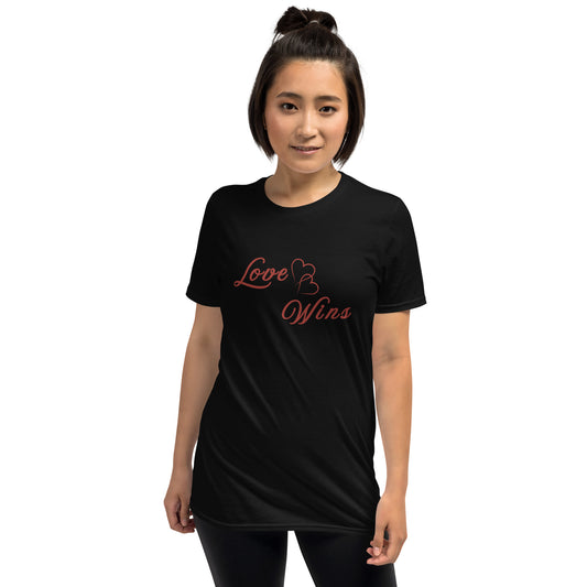 Love Wins Unisex Tee by EraofInk