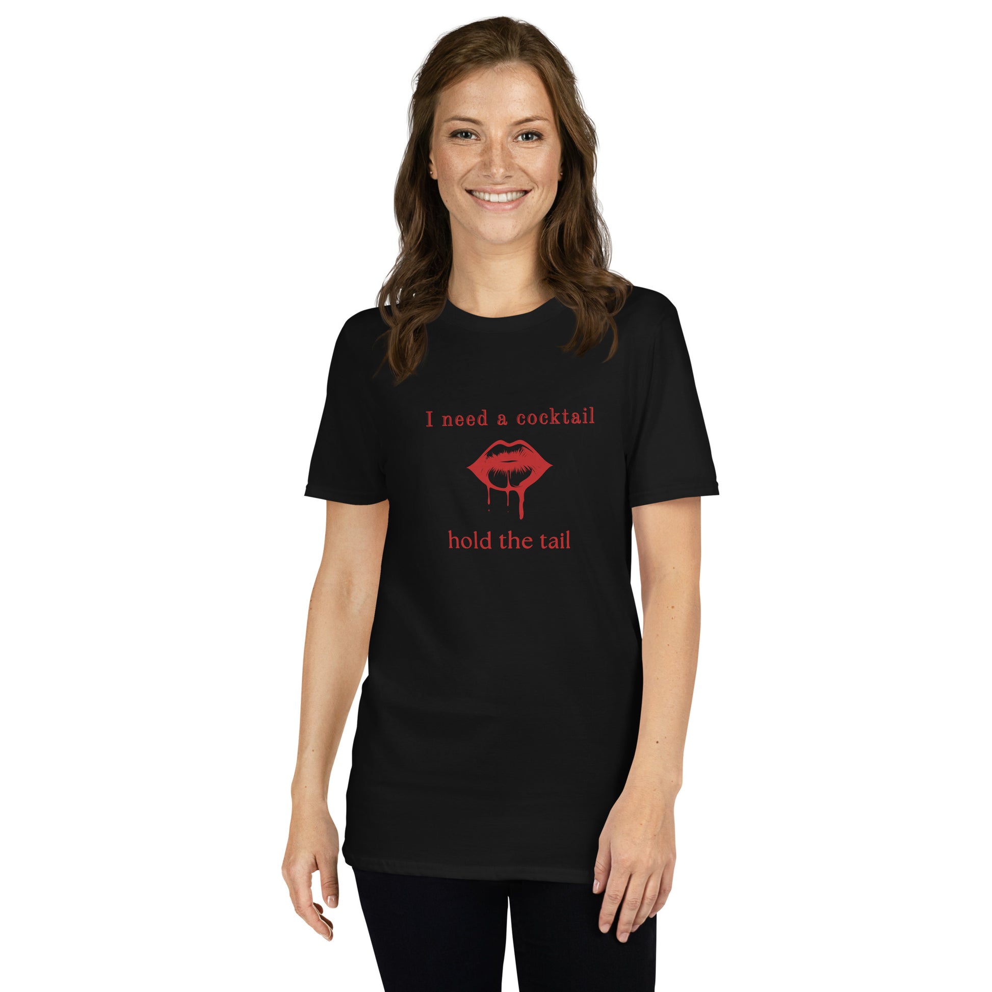 I Need a Cocktail Hold the Tail Unisex Tee by EraofInk