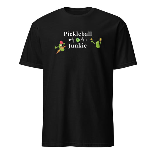 Pickleball Junkie Unisex Tee by EraofInk