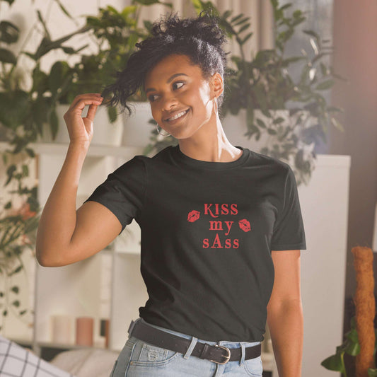 Kiss My sAss Unisex Tee by EraofInk