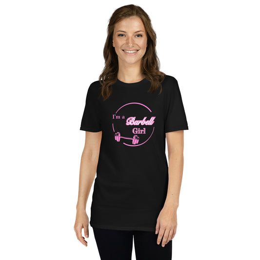 I'm A Barbell Girl Unisex Tee by EraofInk