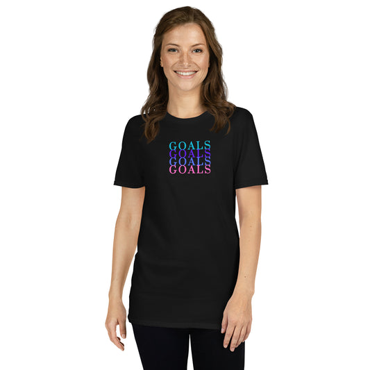 GOALS Never Give Up Strive Harder Unisex Tee by EraofInk