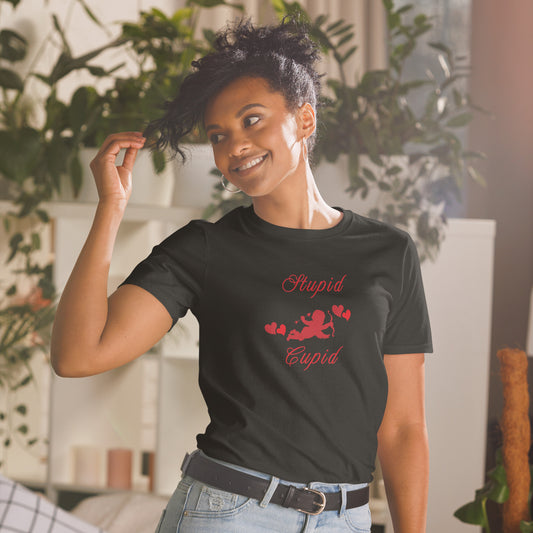 Stupid Cupid Unisex Tee by EraofInk