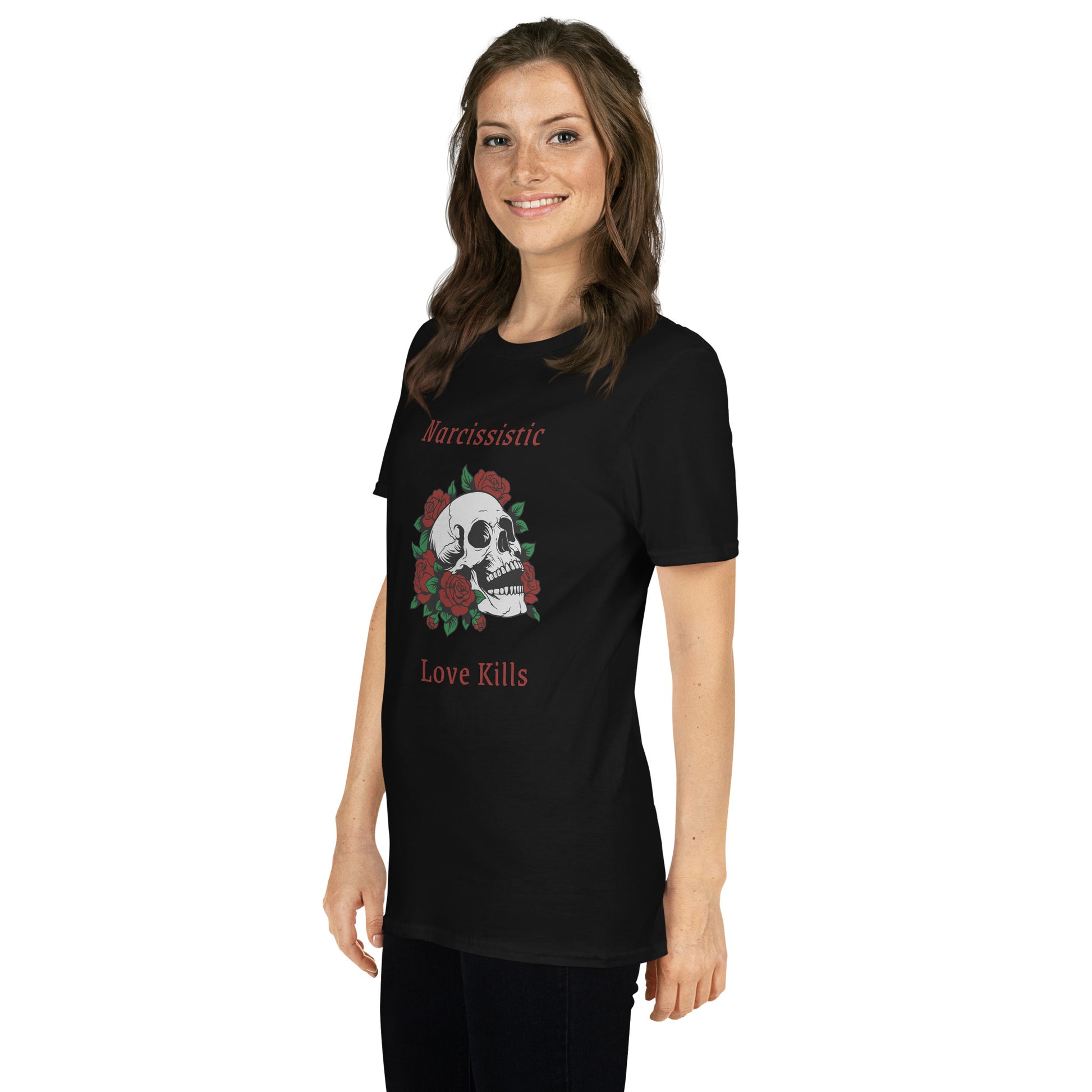Narcissistic Abuse Awareness Graphic Tee Narcissistic Love Kills Unisex Tee by EraofInk