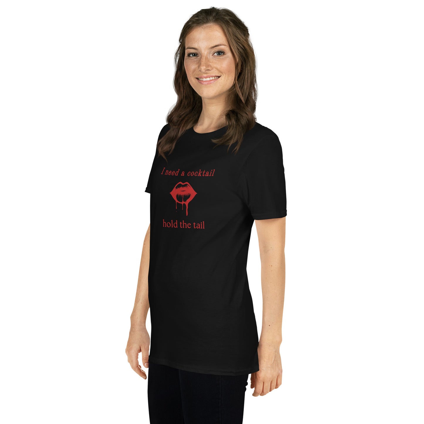 I Need a Cocktail Hold the Tail Unisex Tee by EraofInk
