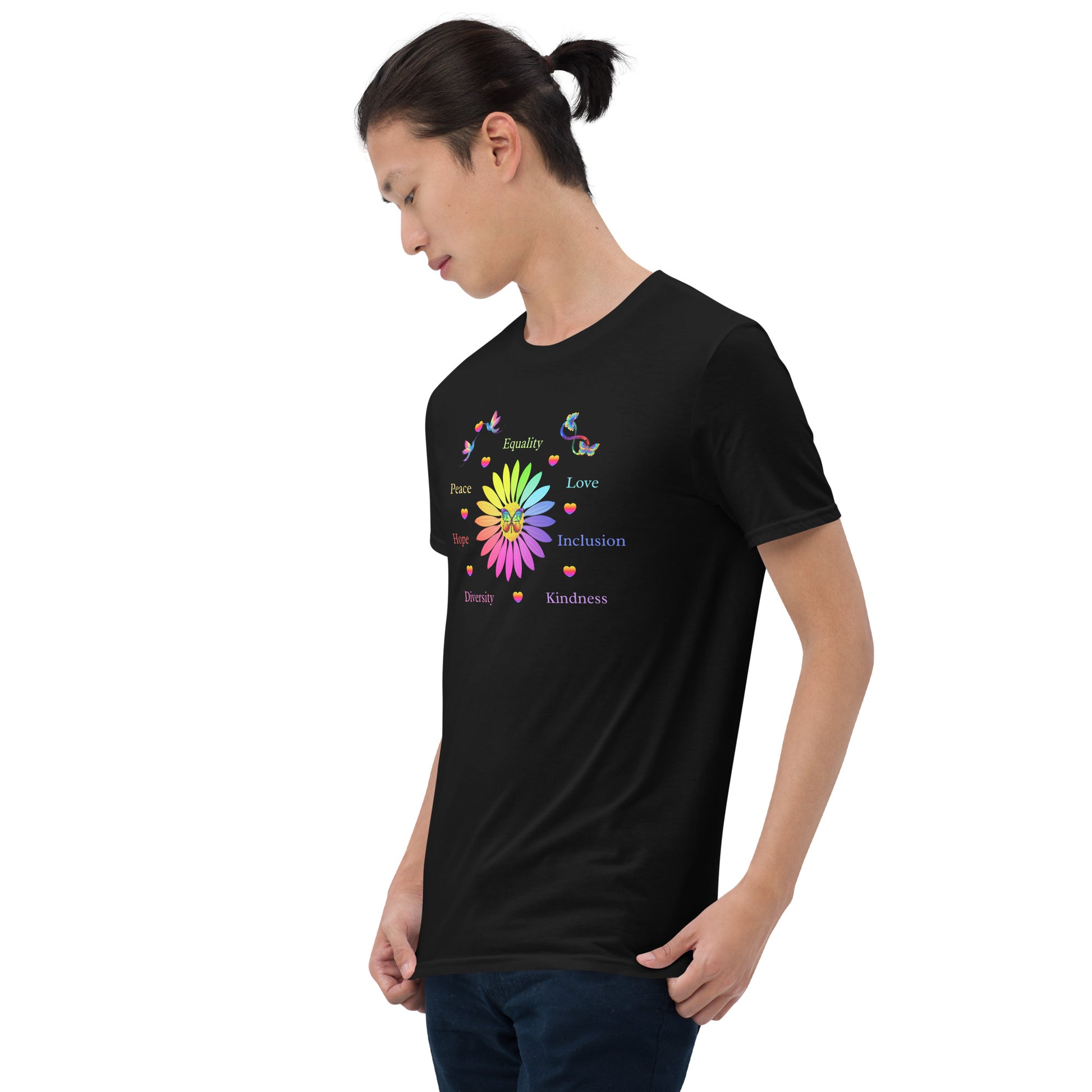 LGBTQ+ Unisex Tee Support Love for All Equality Love Inclusion Kindness... by EraofInk
