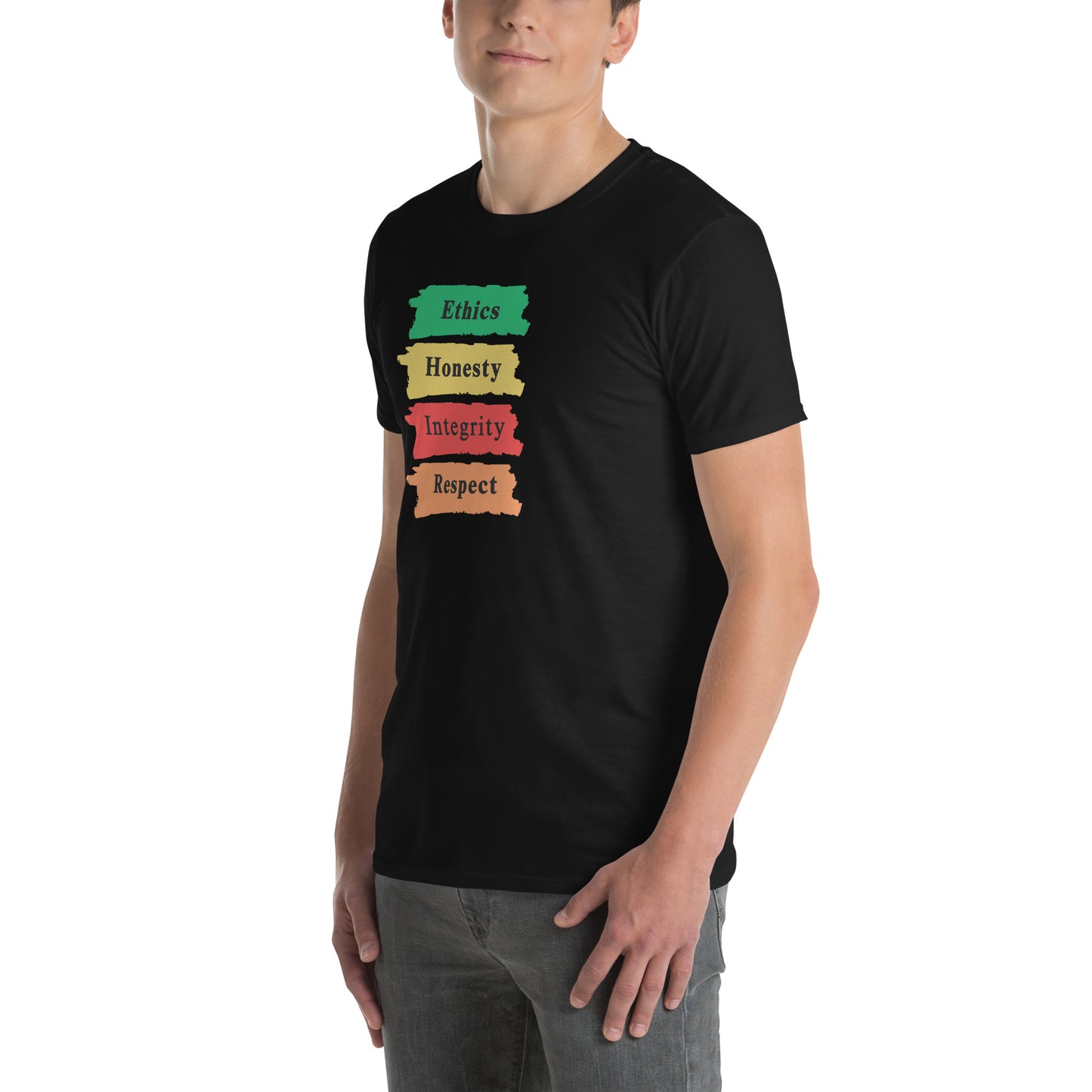 Core Values Ethics Honesty Integrity Respect Unisex Tee by EraofInk