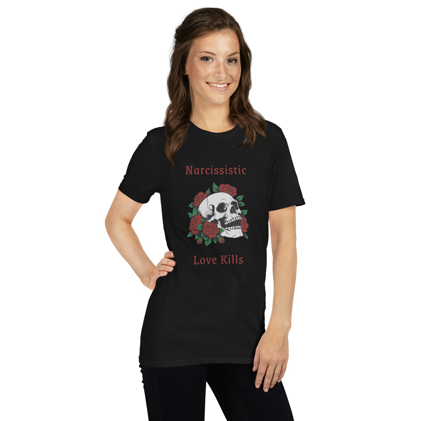 Narcissistic Abuse Awareness Graphic Tee Narcissistic Love Kills Unisex Tee by EraofInk