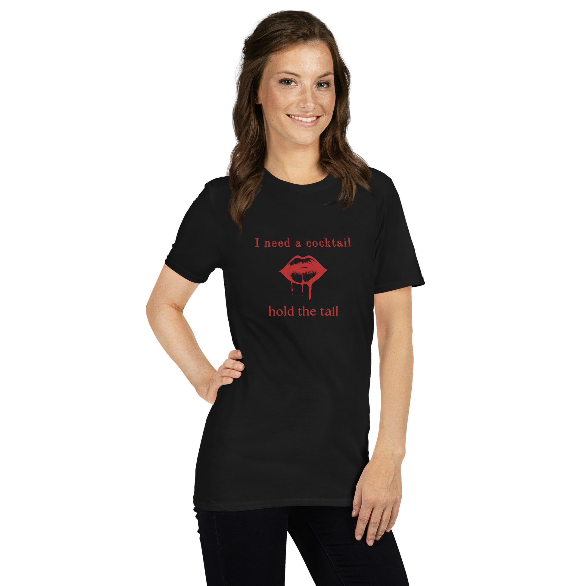 I Need a Cocktail Hold the Tail Unisex Tee by EraofInk