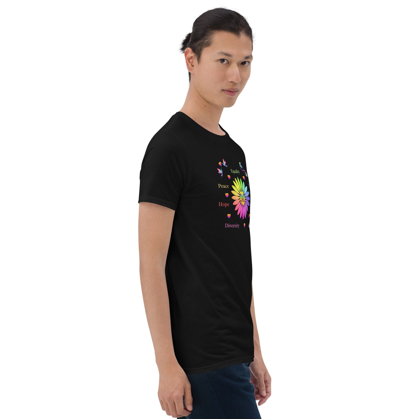 LGBTQ+ Unisex Tee Support Love for All Equality Love Inclusion Kindness... by EraofInk