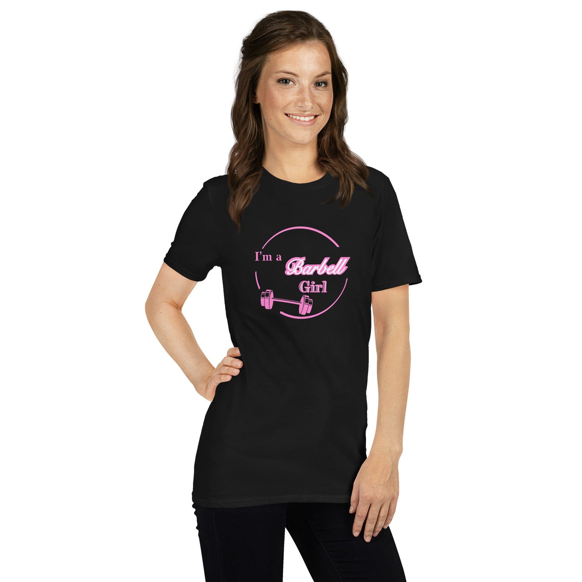 I'm A Barbell Girl Unisex Tee by EraofInk