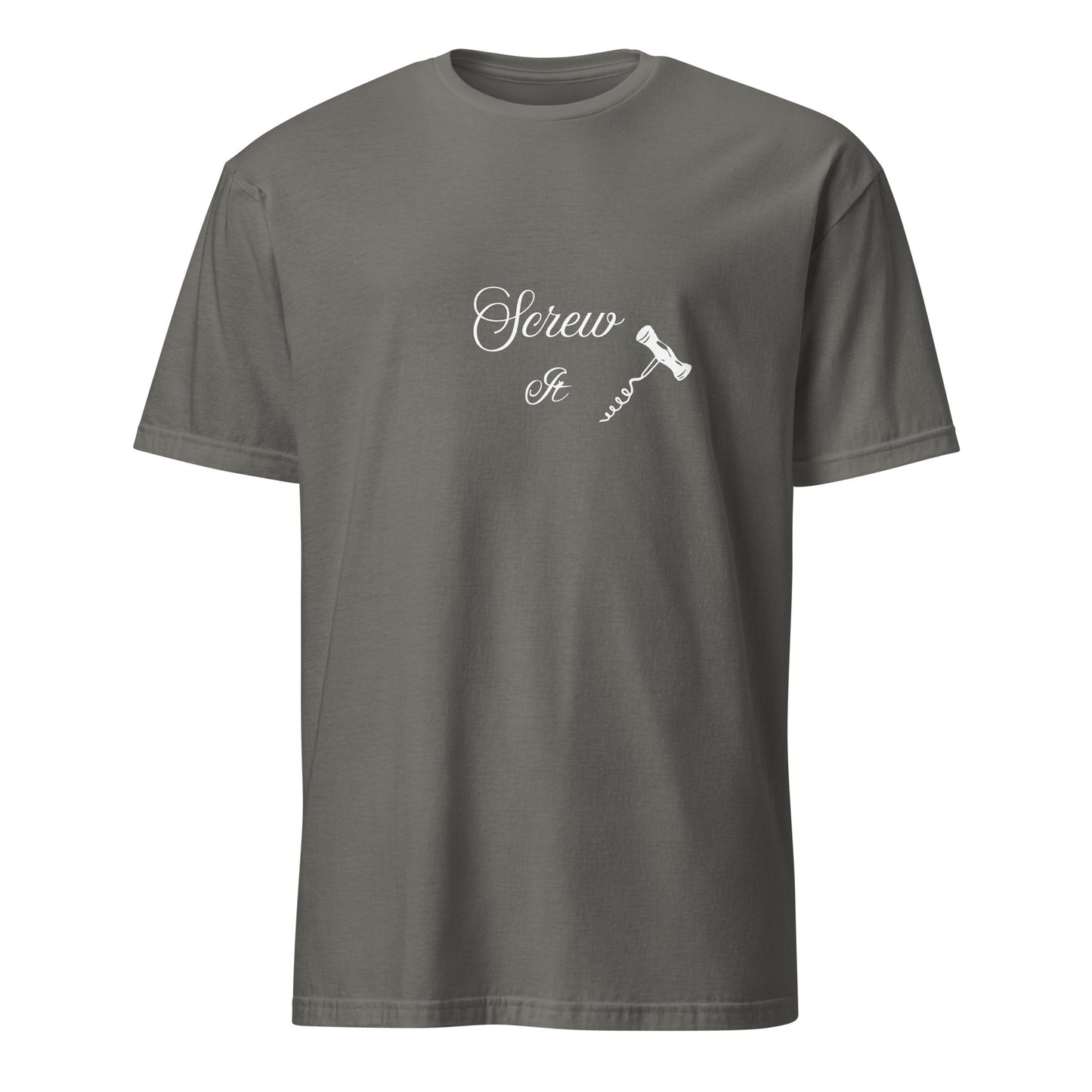 Wine Drinker's Tee Screw It by EraofInk