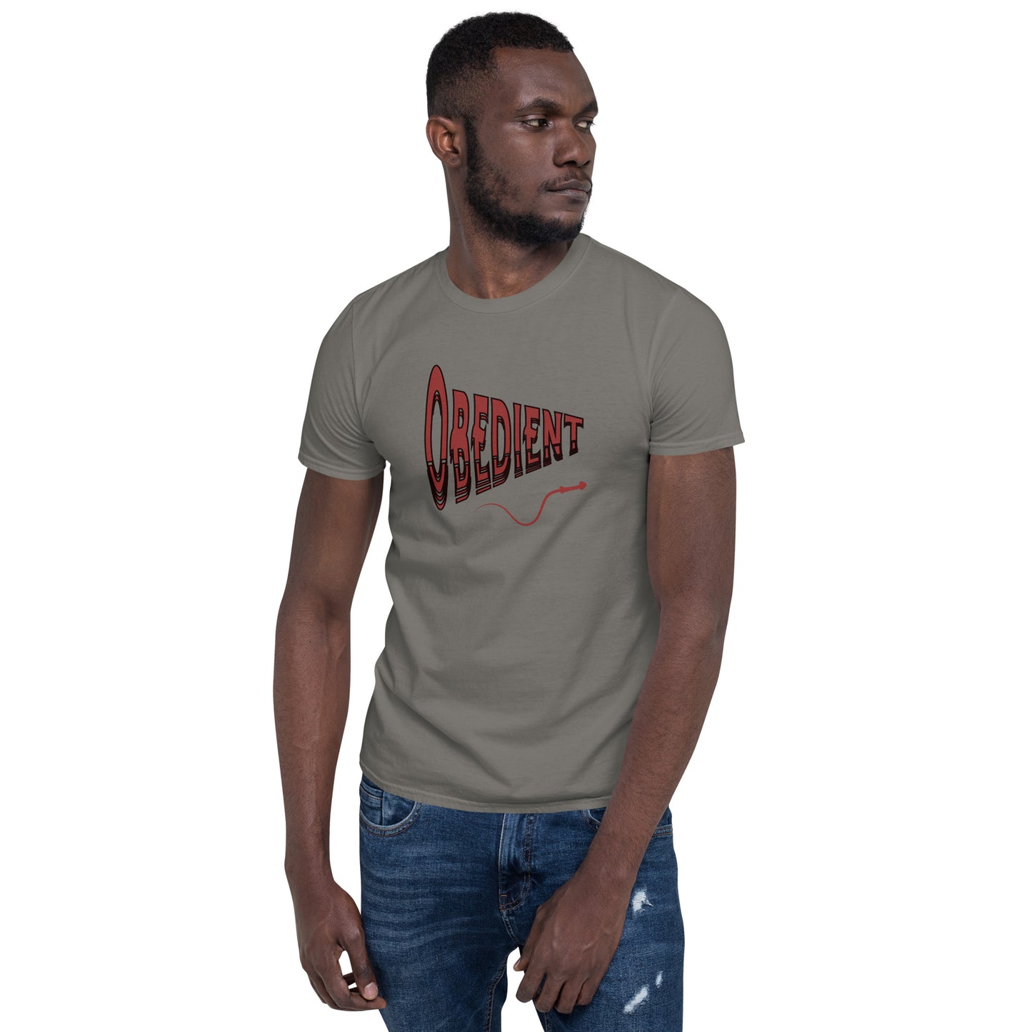 Obedient Dominant S&M Flirty Unisex Tee by EraofInk