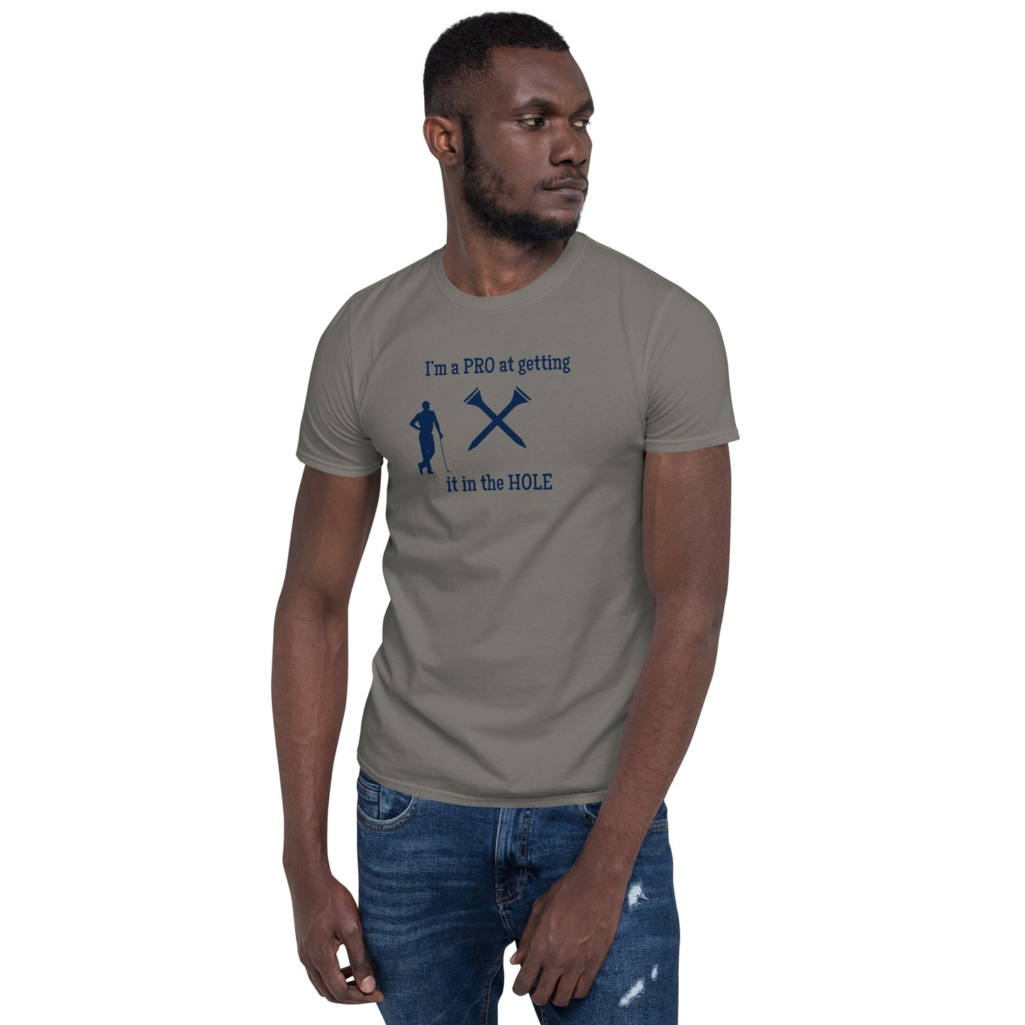 Hit the Course with Humor I'm a Pro at Getting It In The Hole Unisex Tee by EraofInk