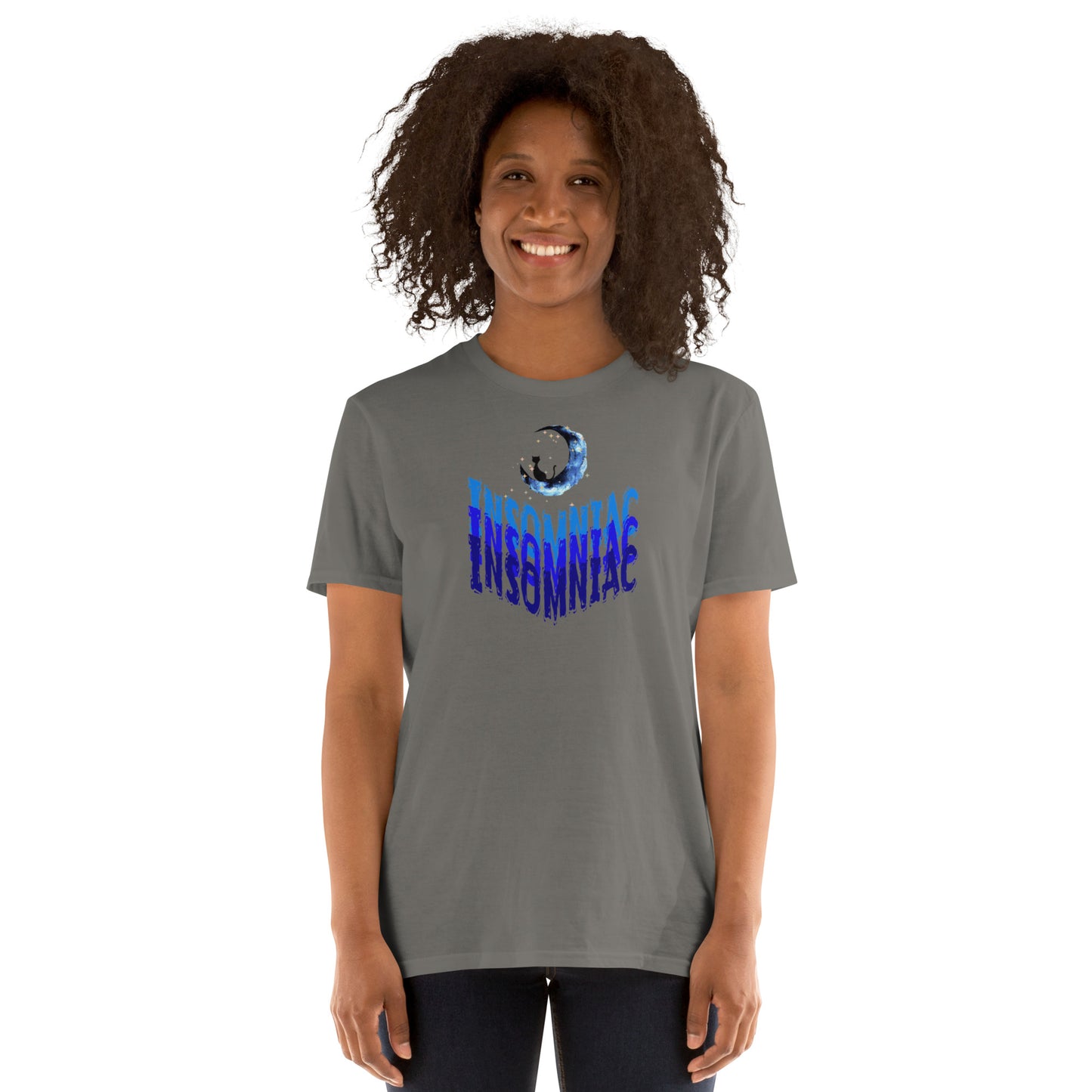 For the Girl Who Doesn't Sleep Insomniac Unisex Tee by EraofInk