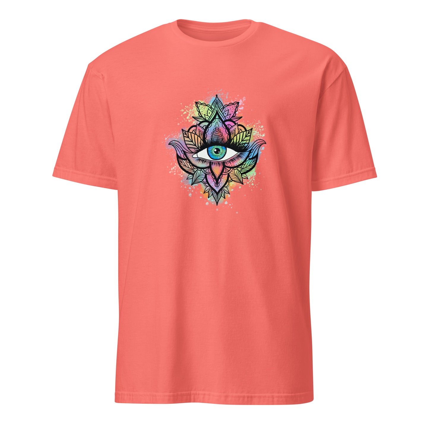 Third Eye Design With Semi Transparent Colors ** Design on Back** Unisex Tee by EraofInk