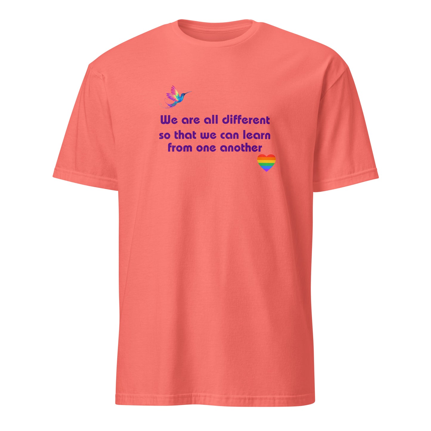 We Are All Different So We Can Learn From One Another Unisex Tee by EraofInk