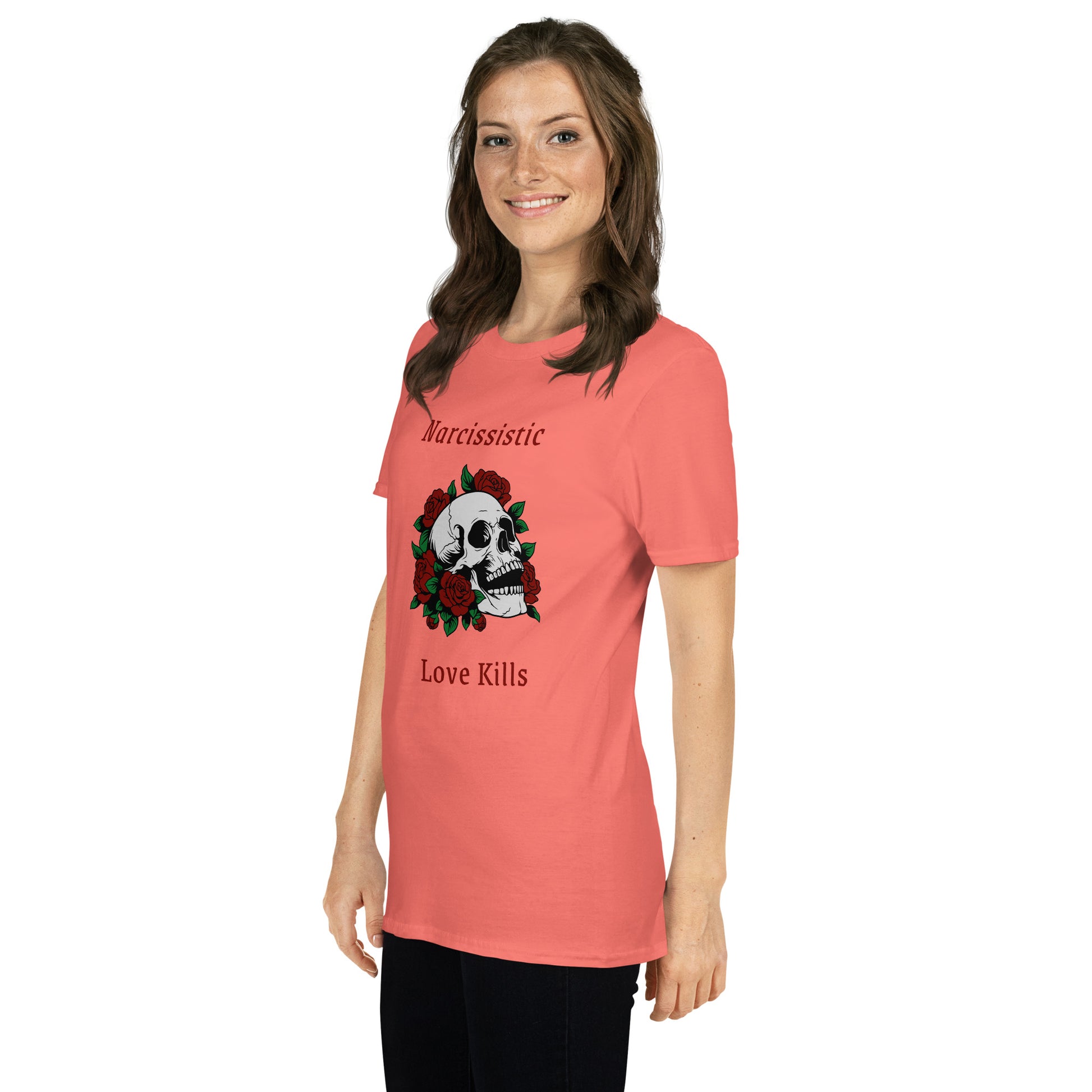 Narcissistic Abuse Awareness Graphic Tee Narcissistic Love Kills Unisex Tee by EraofInk