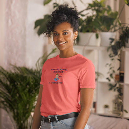 I Dumped My Man So He Could Have More Space Unisex Tee by EraofInk