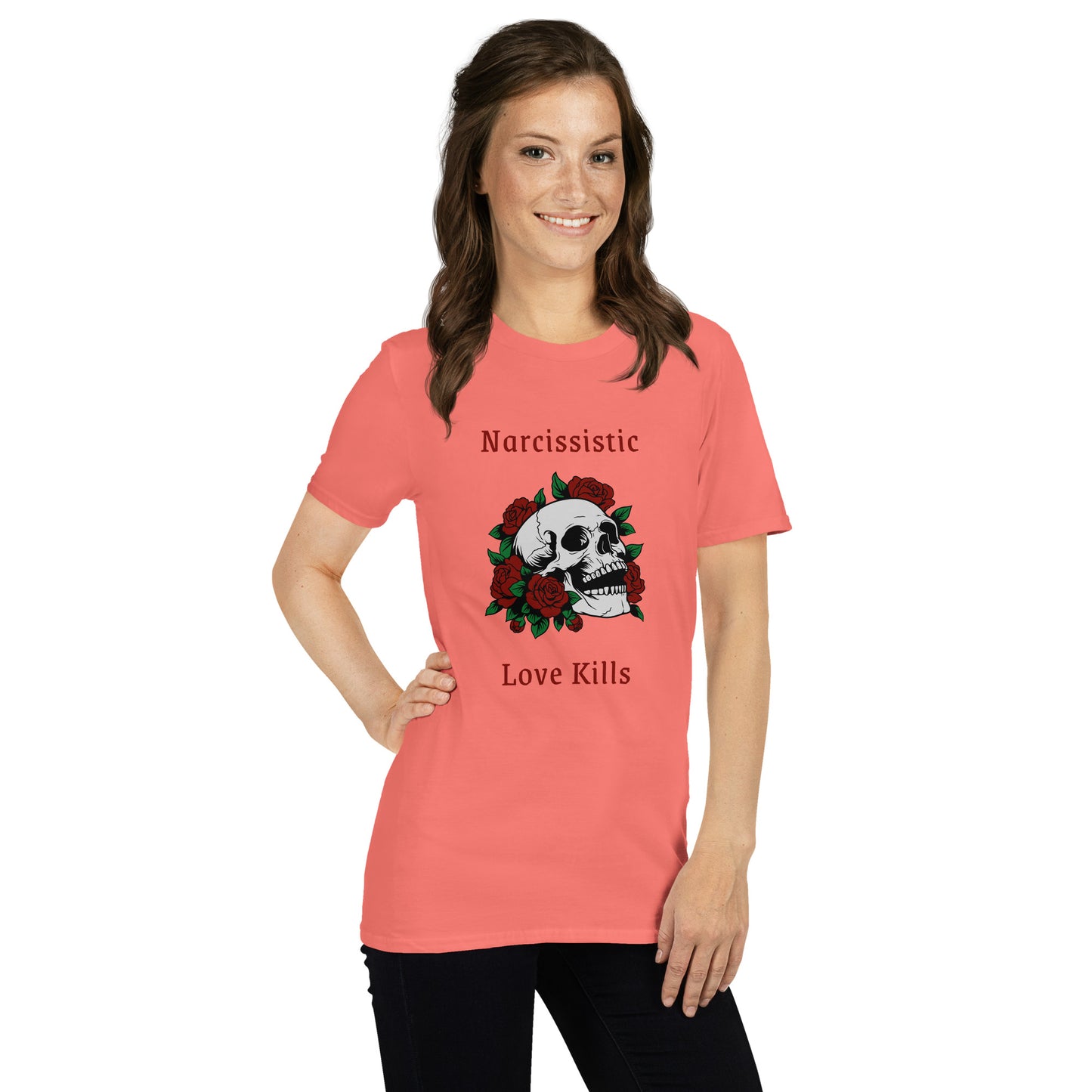 Narcissistic Abuse Awareness Graphic Tee Narcissistic Love Kills Unisex Tee by EraofInk