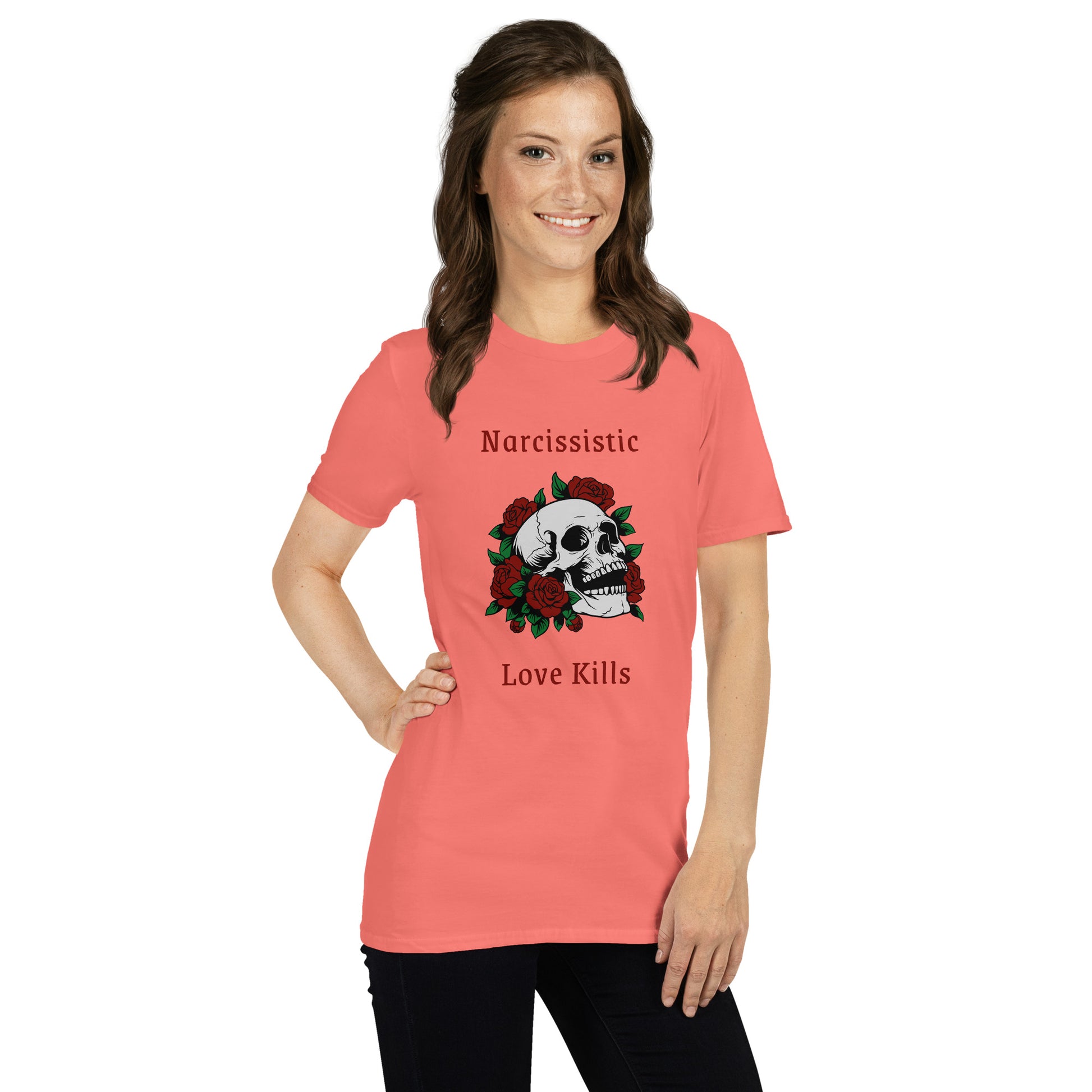 Narcissistic Abuse Awareness Graphic Tee Narcissistic Love Kills Unisex Tee by EraofInk