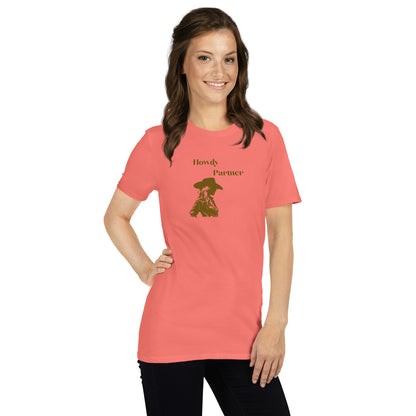 Howdy Partner Unisex Tee by EraofInk