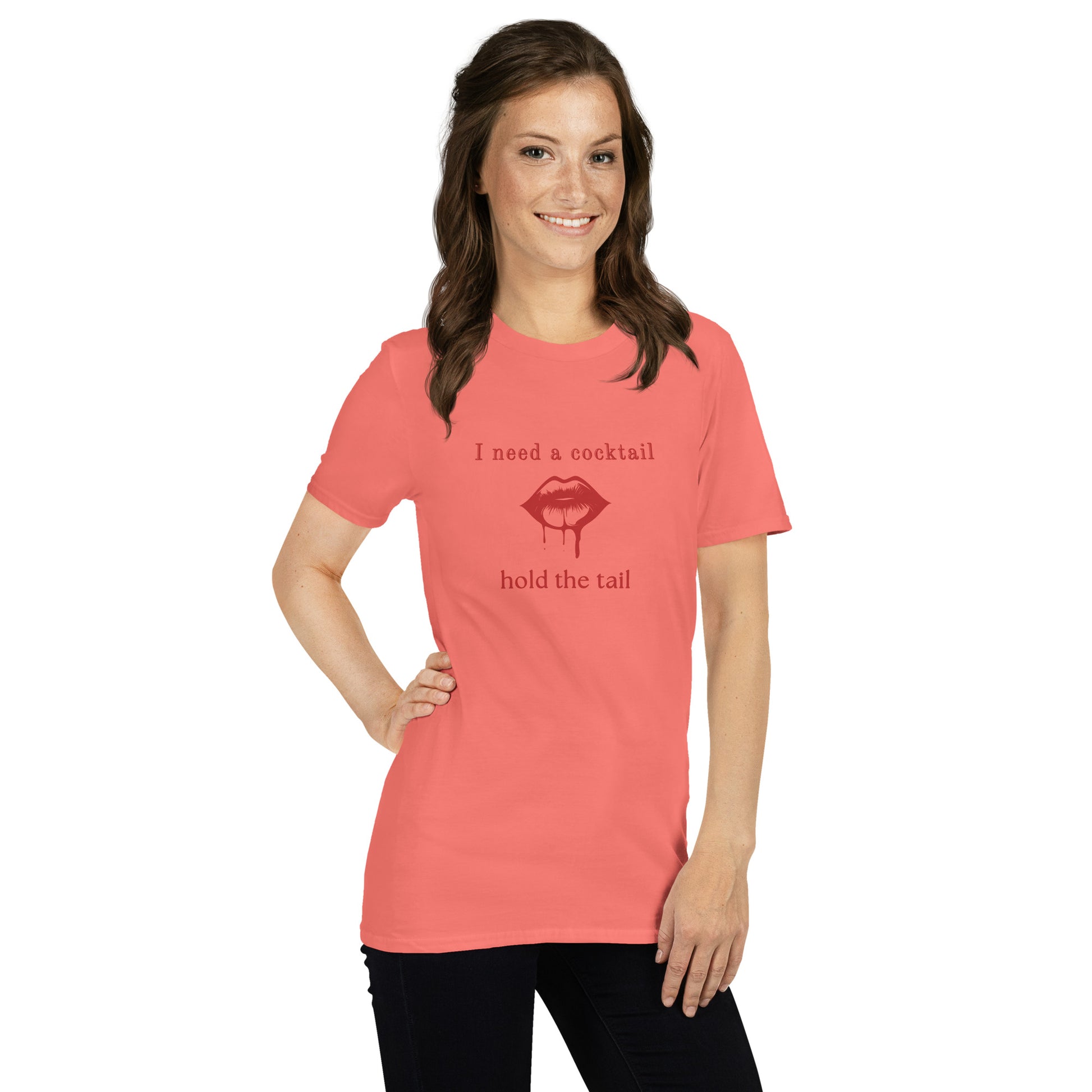 I Need a Cocktail Hold the Tail Unisex Tee by EraofInk