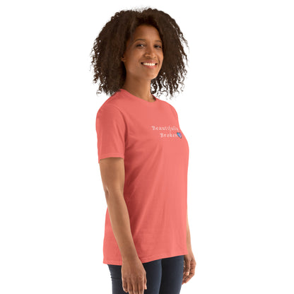 Beautifully Broken Unisex Tee by EraofInk