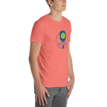 Dink Responsibly Pickleball Unisex Tee by EraofInk