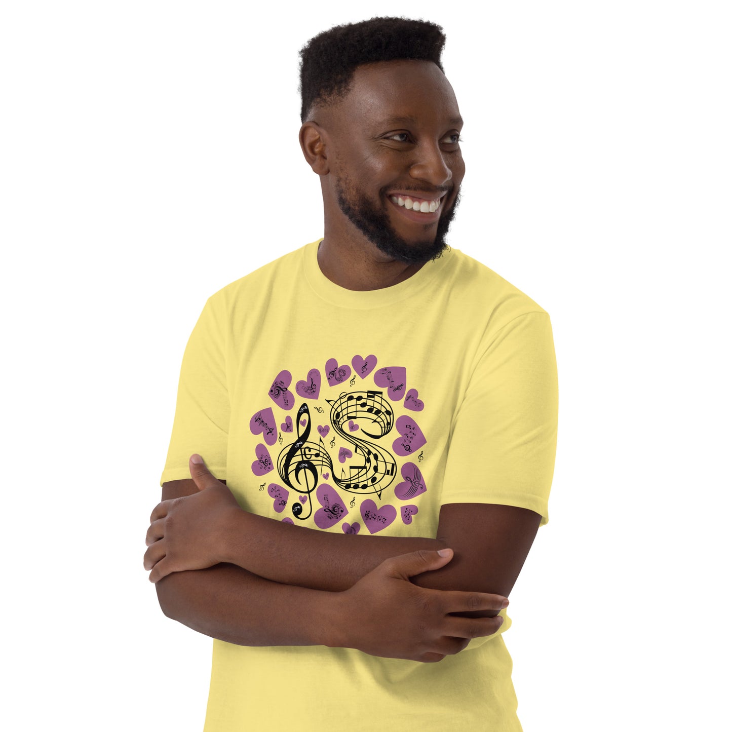 Music Is In My Heart Unisex Tee by EraofInk
