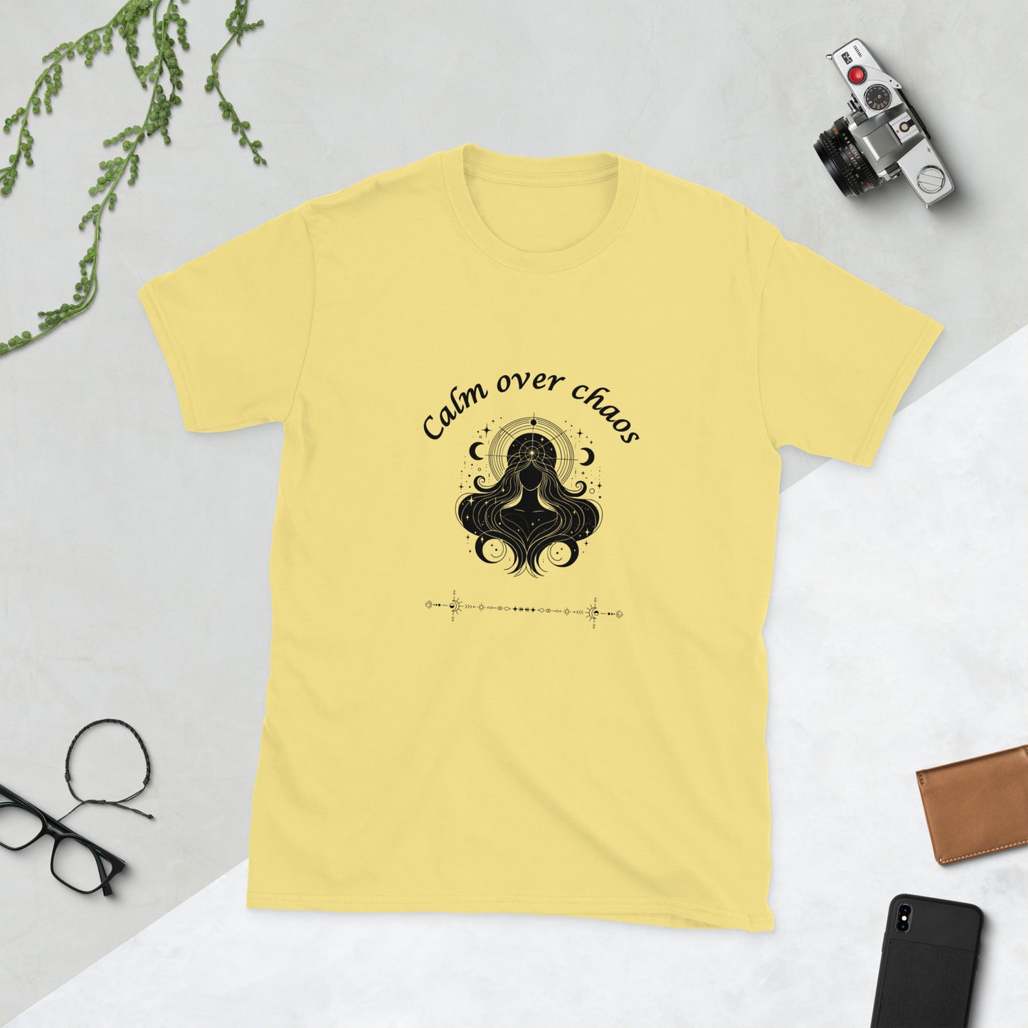 Calm Over Chaos Unisex Tee by EraofInk