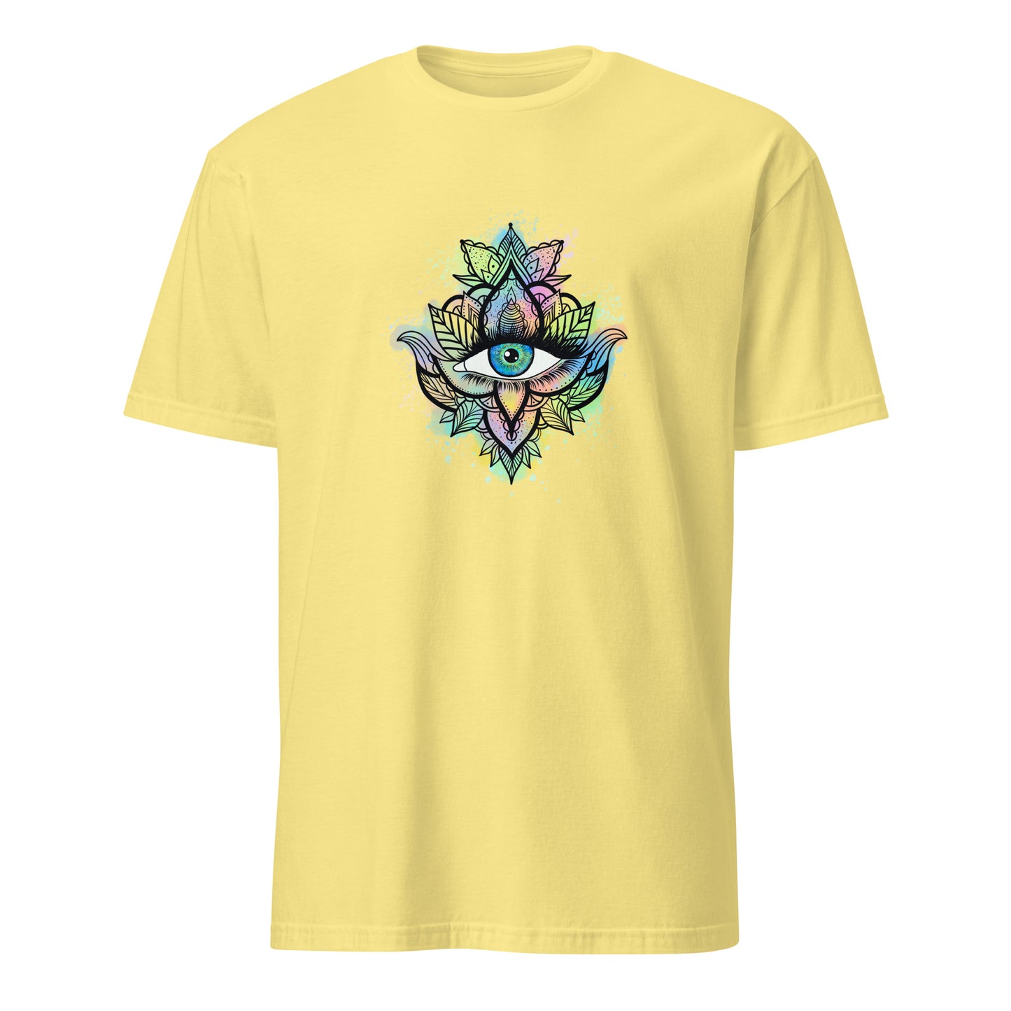 Third Eye Design With Semi Transparent Colors ** Design on Back** Unisex Tee by EraofInk
