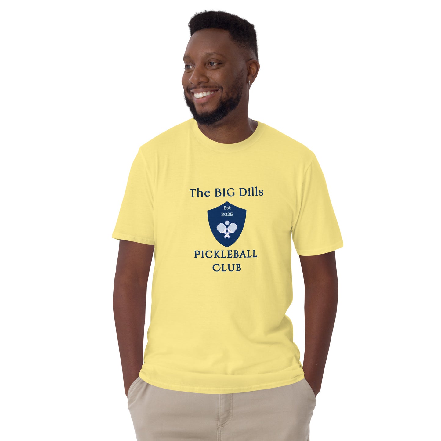The Big Dills Pickleball Club Est 2025 Blue Design Unisex Tee by EraofInk