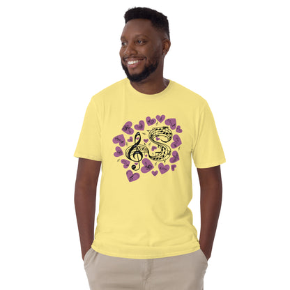 Music Is In My Heart Unisex Tee by EraofInk