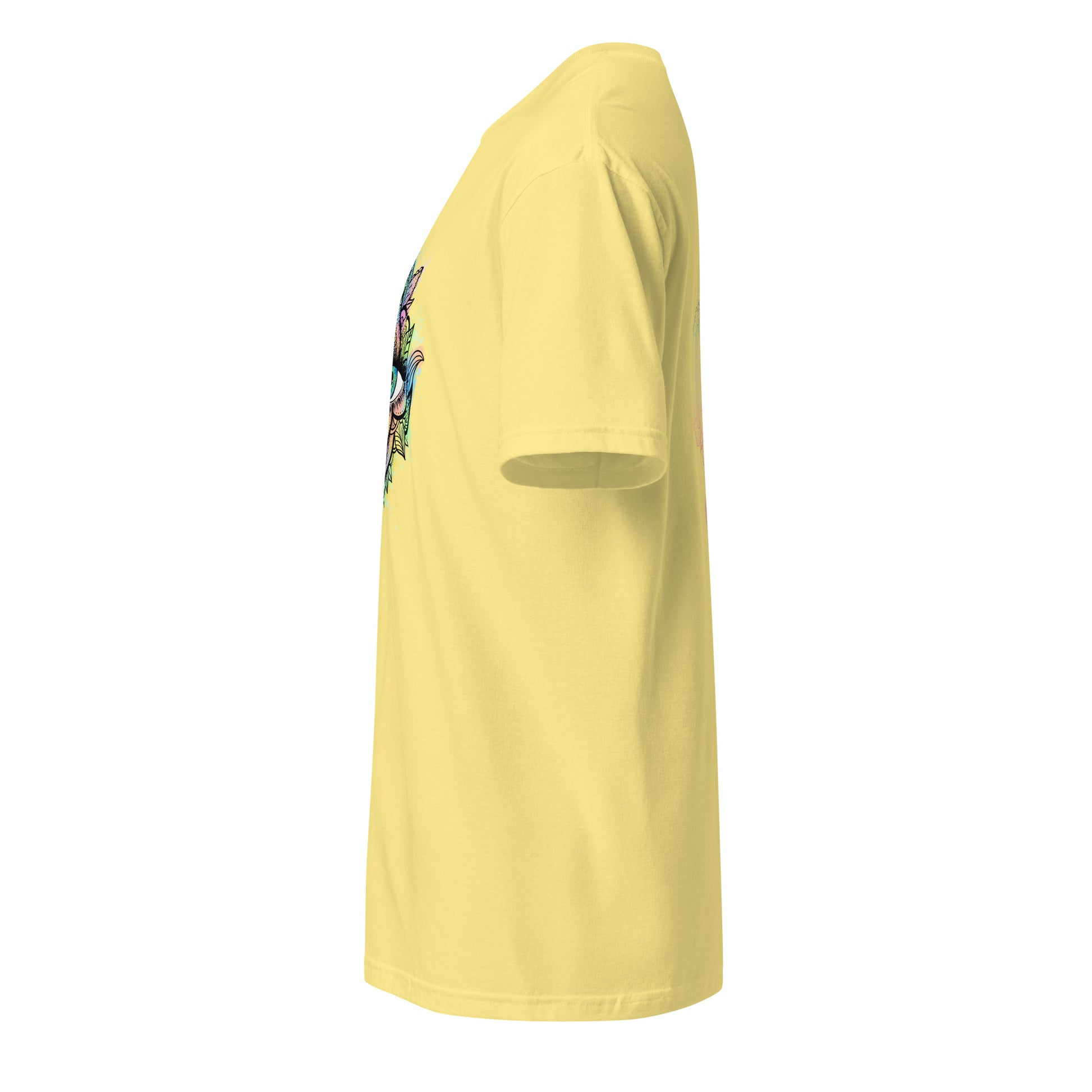 Third Eye Design With Semi Transparent Colors ** Design on Back** Unisex Tee by EraofInk