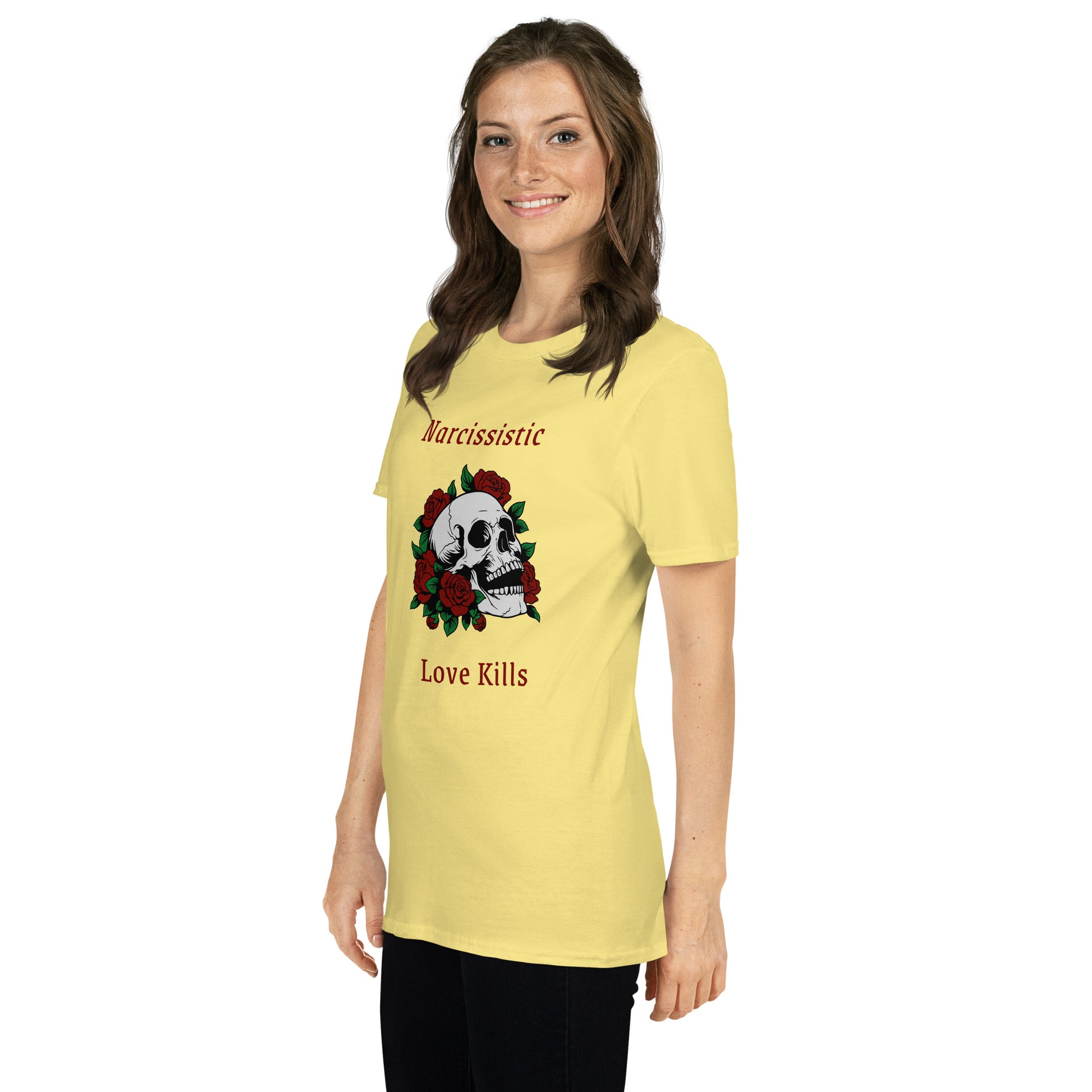 Narcissistic Abuse Awareness Graphic Tee Narcissistic Love Kills Unisex Tee by EraofInk