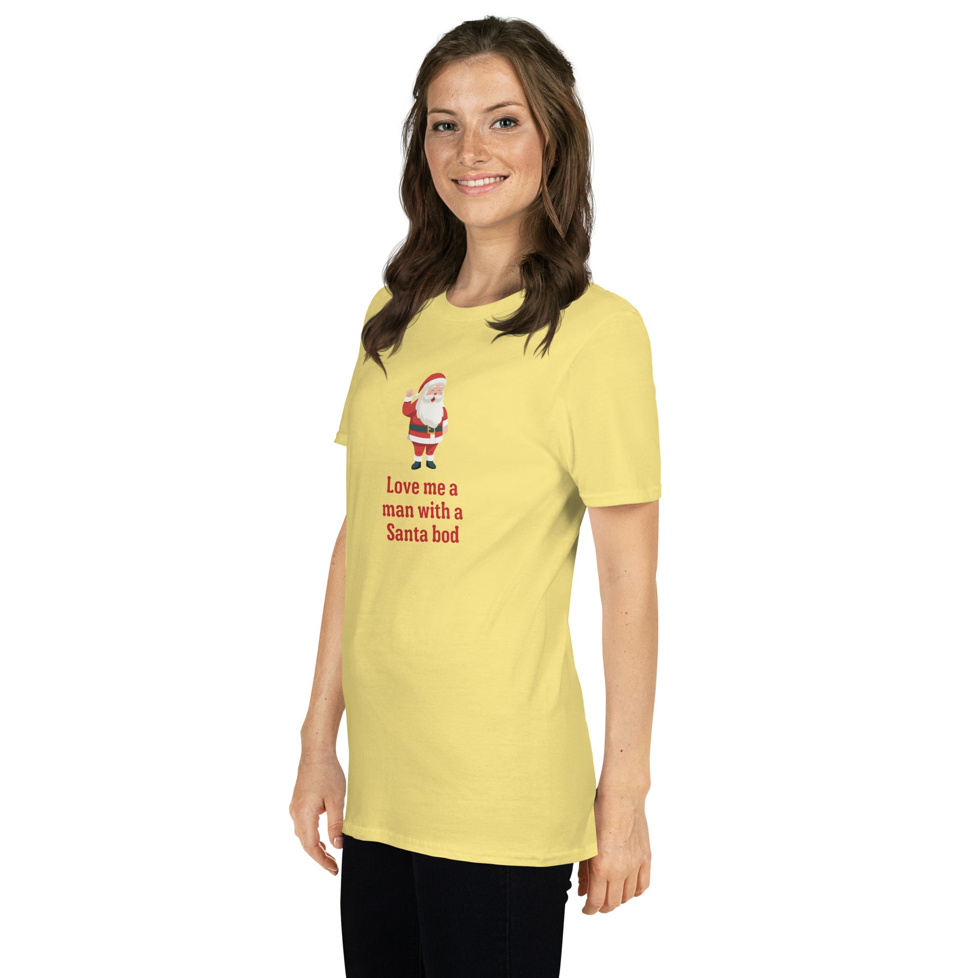 Love Me a Man with a Santa Bod Unisex Tee by EraofInk