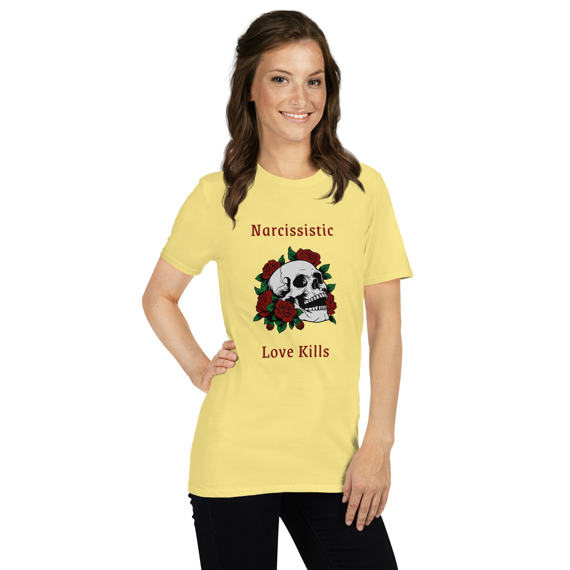 Narcissistic Abuse Awareness Graphic Tee Narcissistic Love Kills Unisex Tee by EraofInk