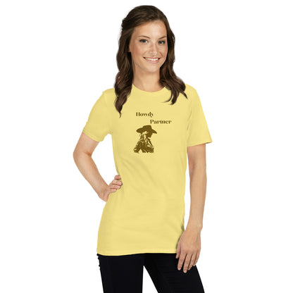 Howdy Partner Unisex Tee by EraofInk