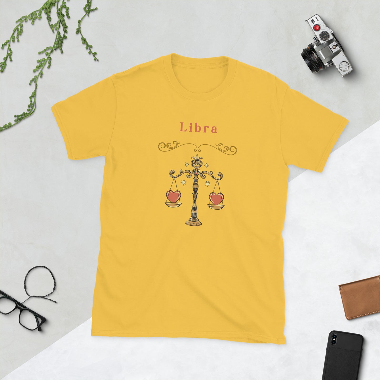 Libra Astrological Zodiac Unisex Tee by EraofInk