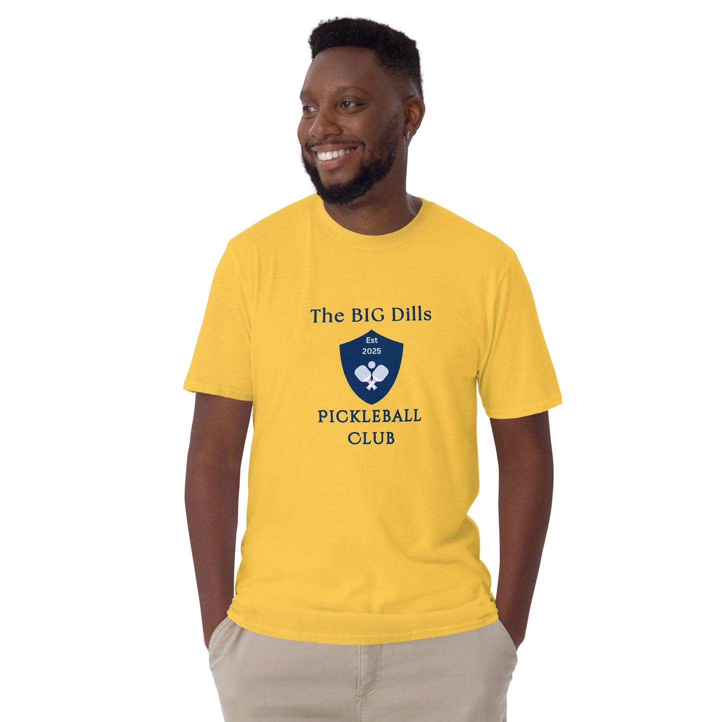 The Big Dills Pickleball Club Est 2025 Blue Design Unisex Tee by EraofInk
