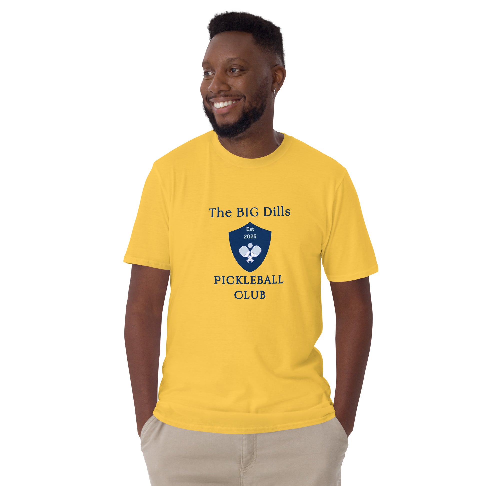 The Big Dills Pickleball Club Est 2025 Blue Design Unisex Tee by EraofInk
