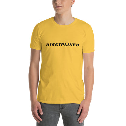 Disciplined Man's Fitness Tee by EraofInk