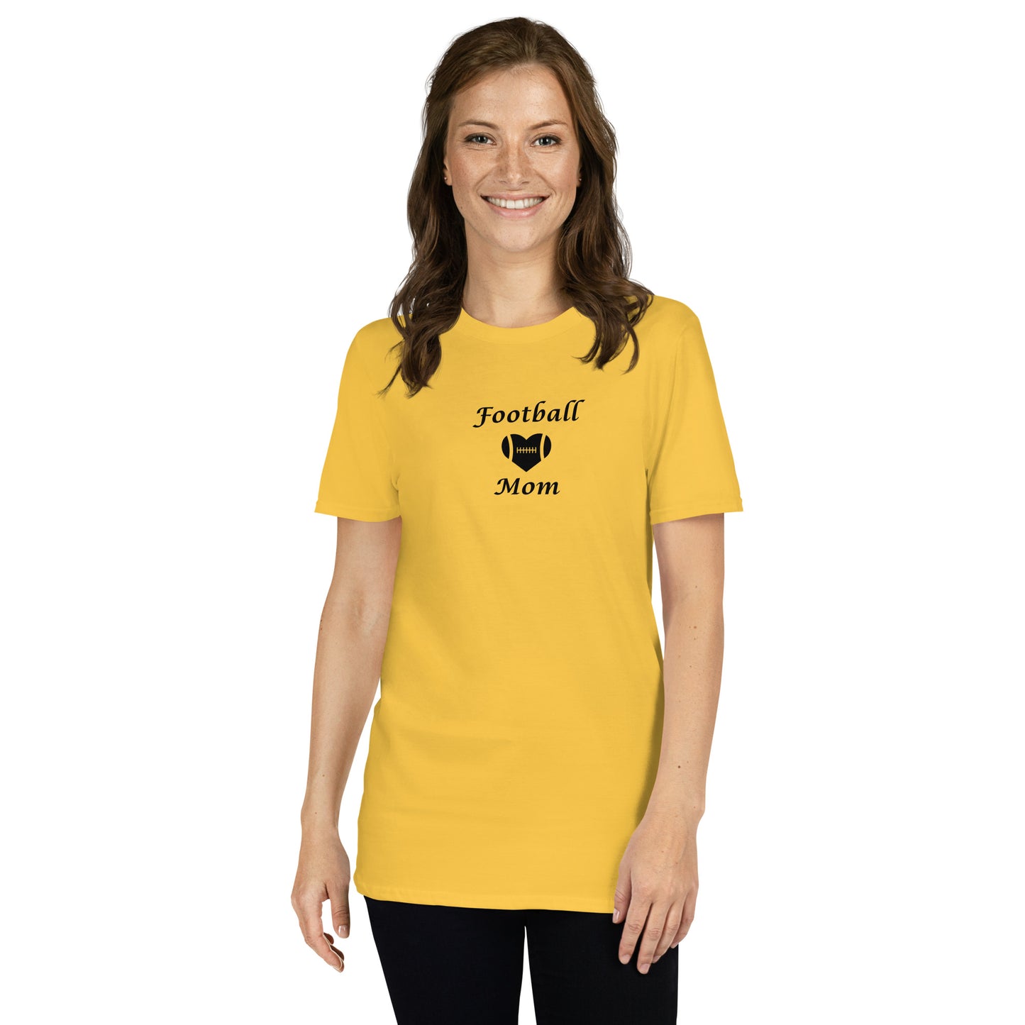 Football Mom Support Football Player Unisex Tee by EraofInk