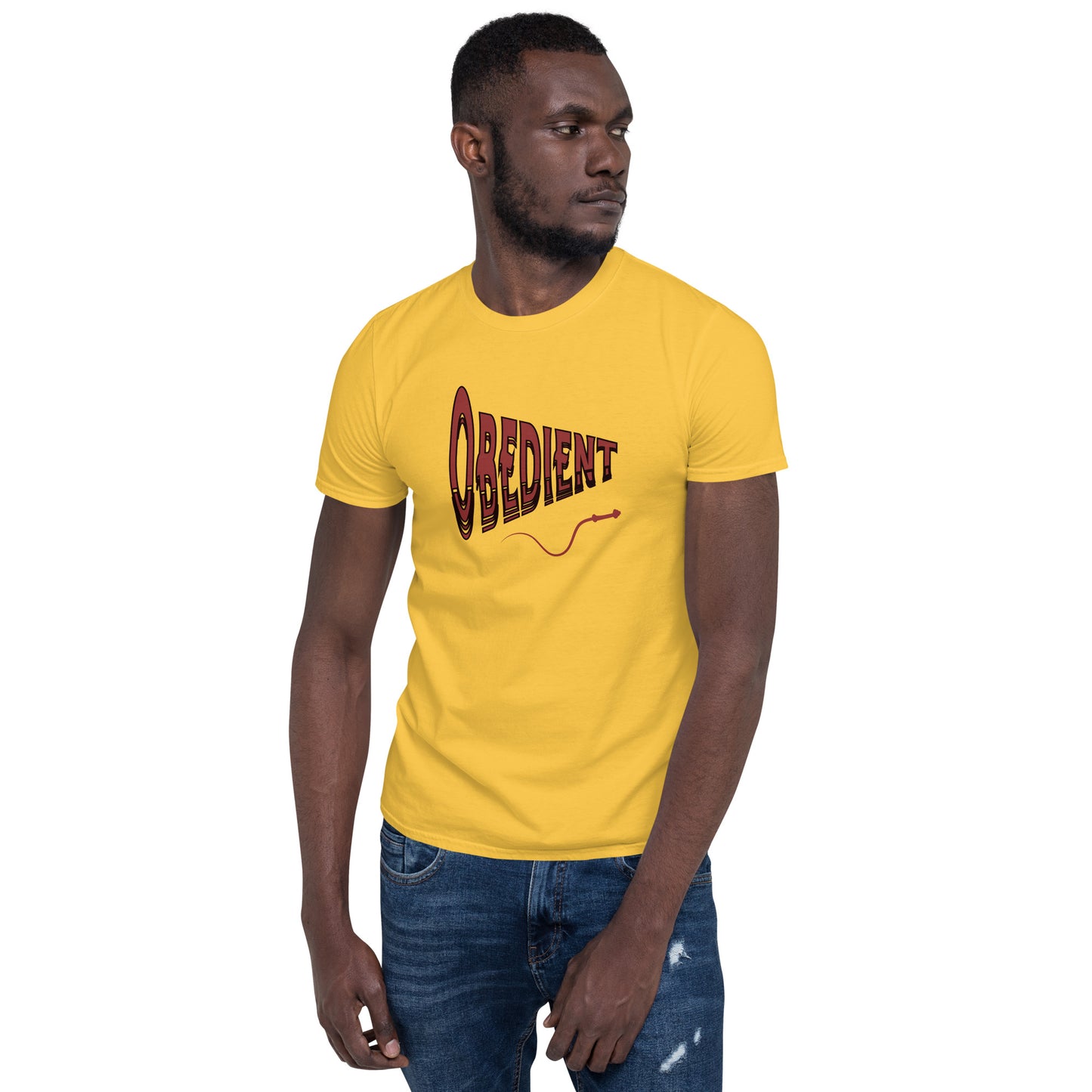 Obedient Dominant S&M Flirty Unisex Tee by EraofInk