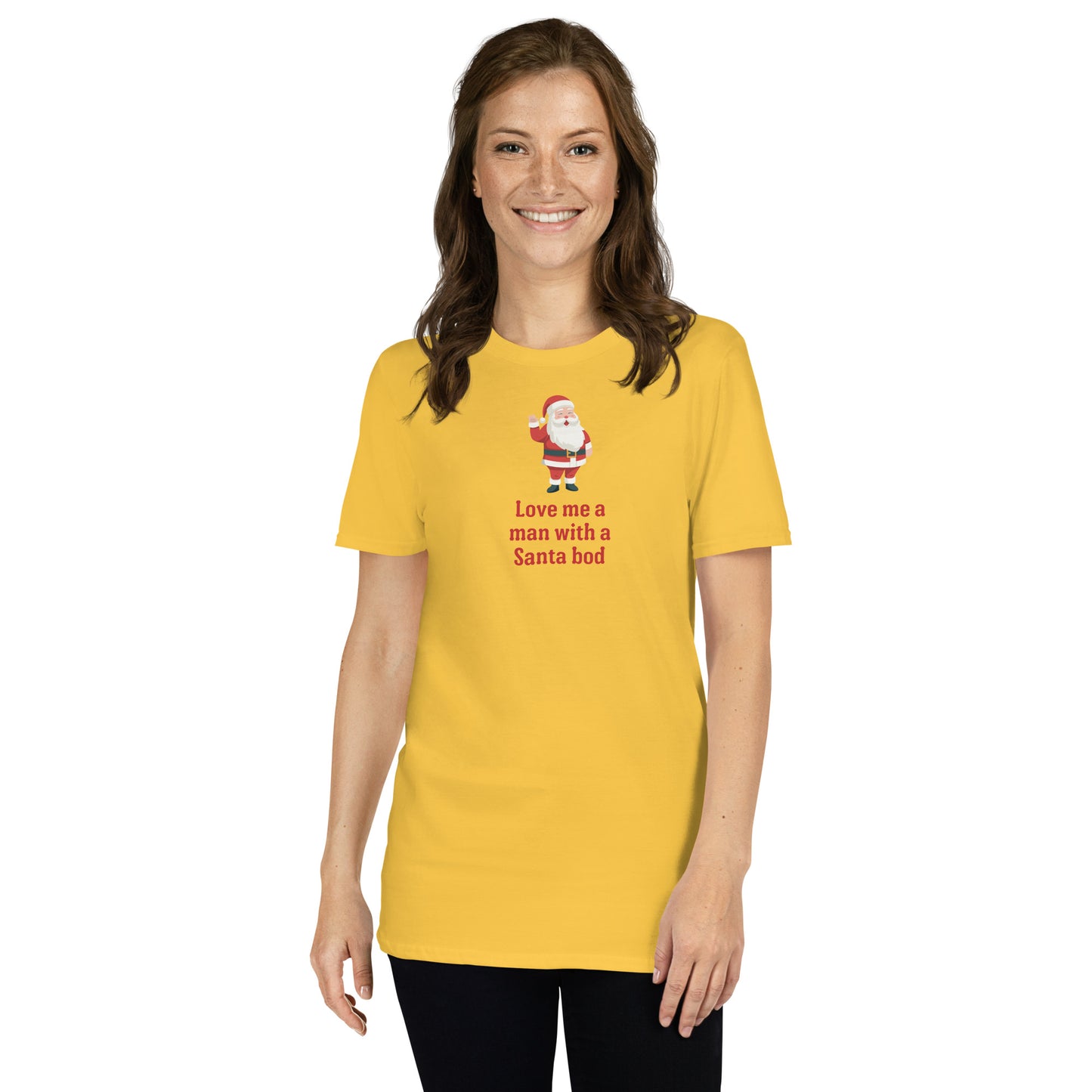 Love Me a Man With a Santa Bod Unisex Tee by EraofInk