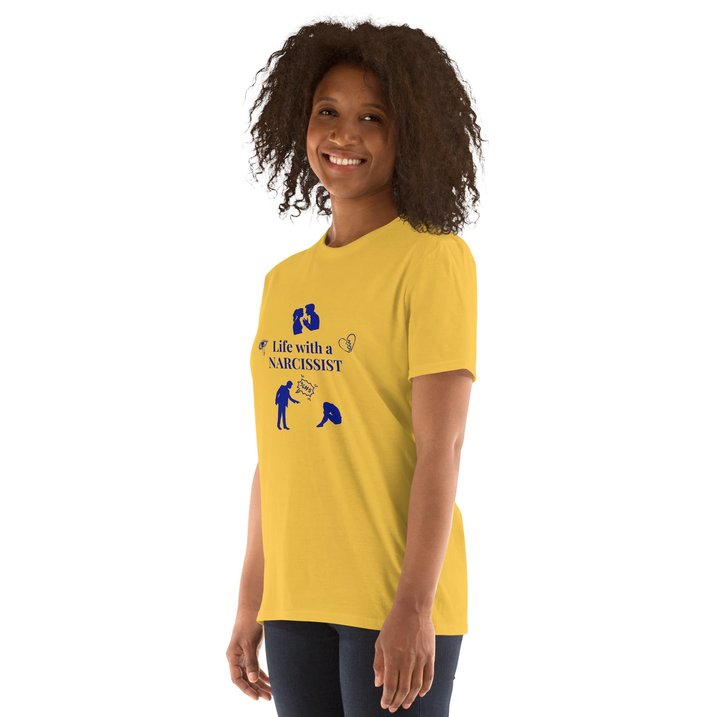 Depiction of Life with a Narcissist Unisex Tee by EraofInk