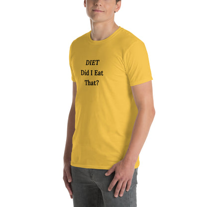 DIET Did I Eat That? Unisex Tee by EraofInk
