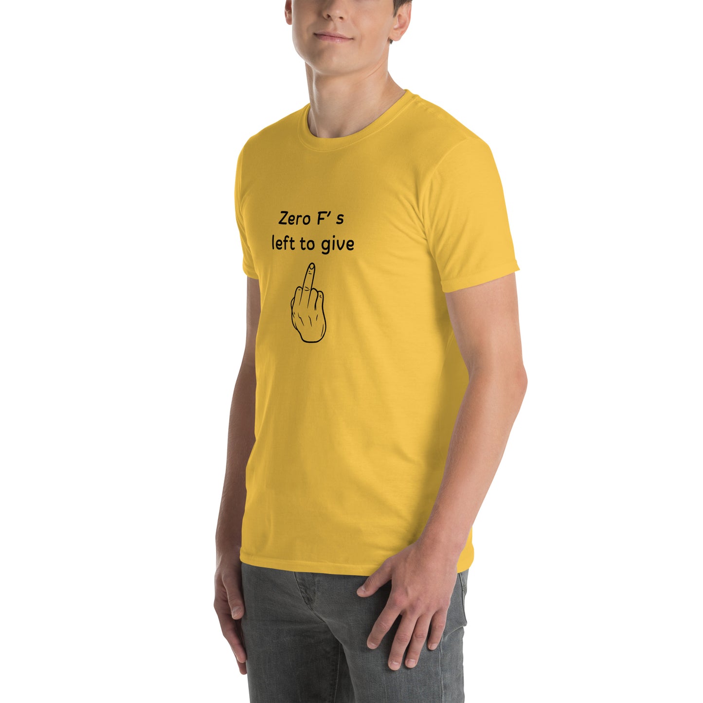 Zero F's Left to Give Unisex Tee by EraofInk